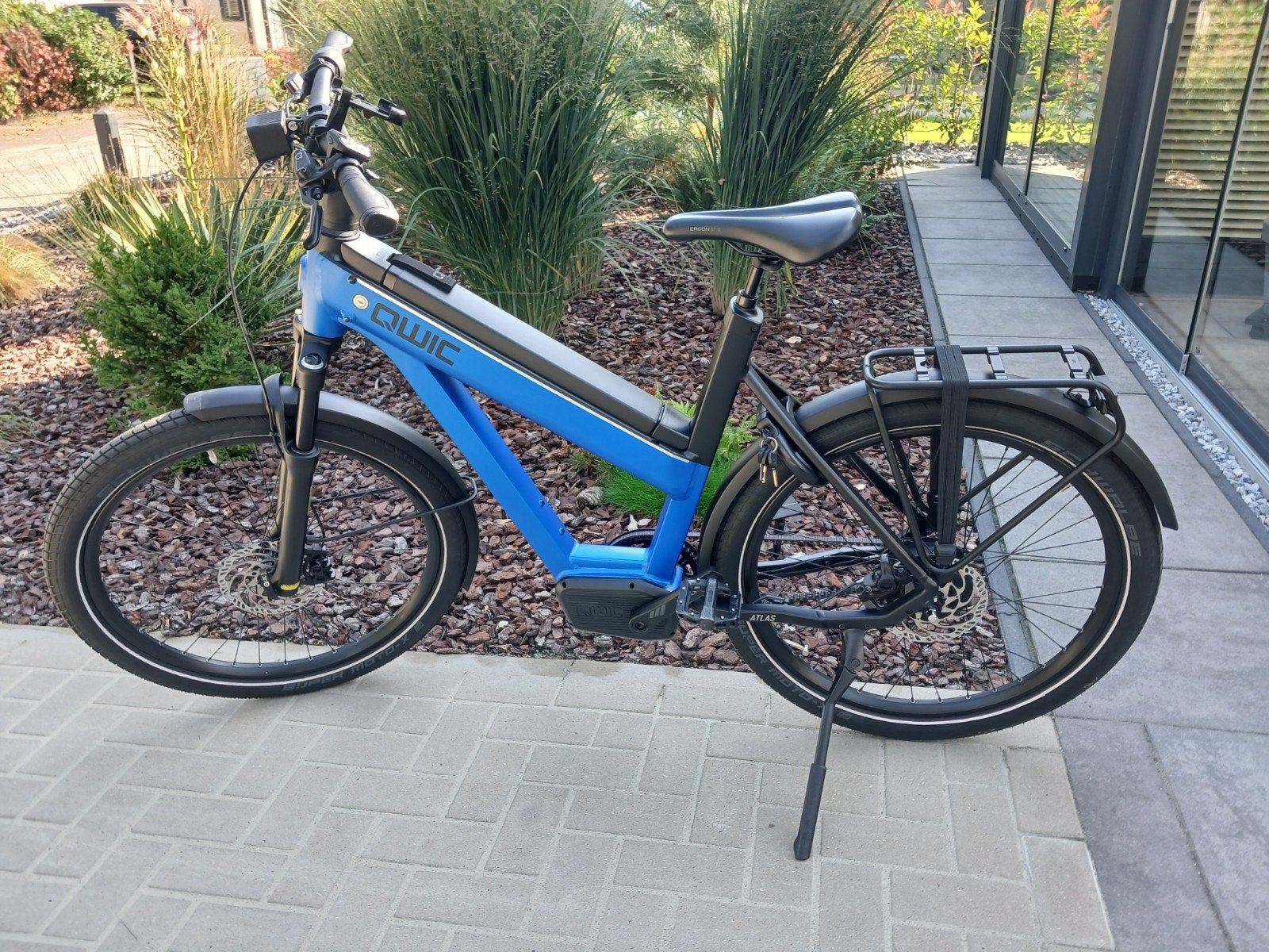 Qwic Atlas Vario 756 Wh Accu / Riemaandrijving / Brose Motor, Ophalen, Qwic, Zo goed als nieuw, 50 km per accu of meer