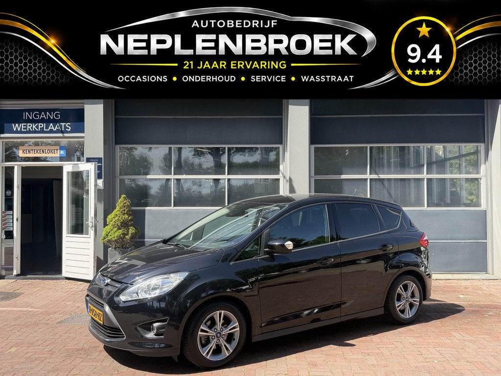 Ford C-MAX 1.0 Ambiente RIEM VV | LMV | Trekhaak | PDC | Air, Auto's, Ford, Voorwielaandrijving, Euro 5, Gebruikt, Zwart