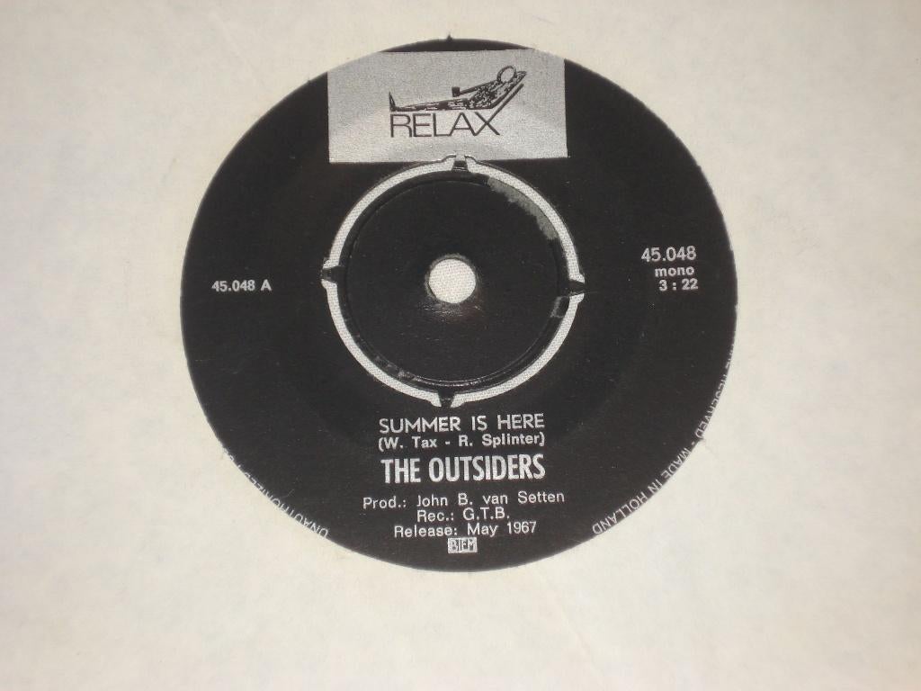 The Outsiders    Summer is Here      Orgineel, Cd's en Dvd's, Vinyl Singles, Ophalen of Verzenden, Zo goed als nieuw, Pop