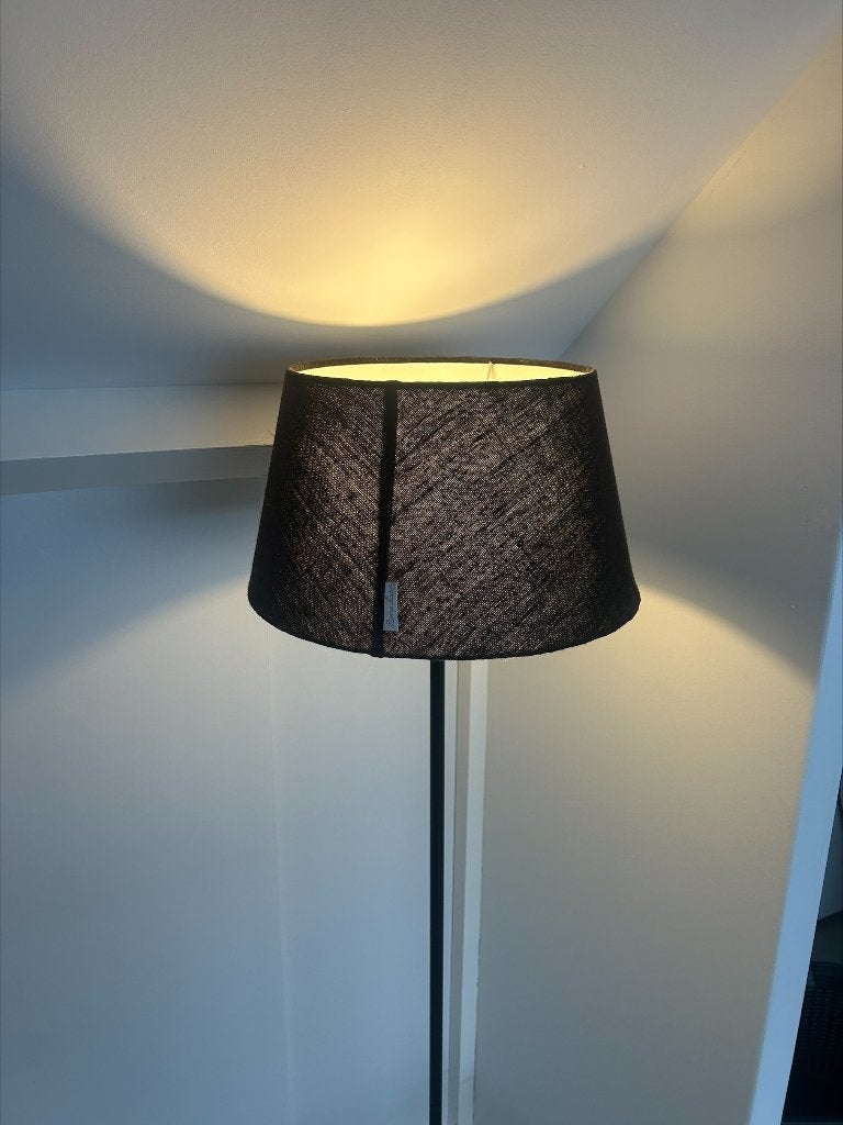 Riviera Maison lampenkap, Gebruikt, Rond, 28 cm, Grijs