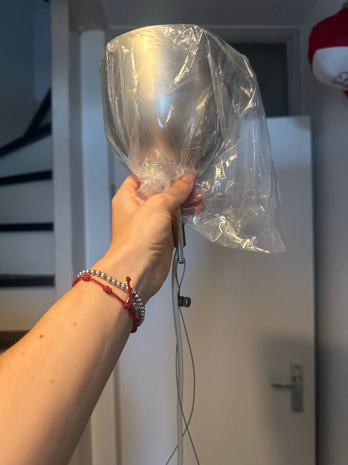IKEA MINUT Hanglamp (alleen kabel, geen glas), Ophalen, Gebruikt, Metaal, E27 (groot)