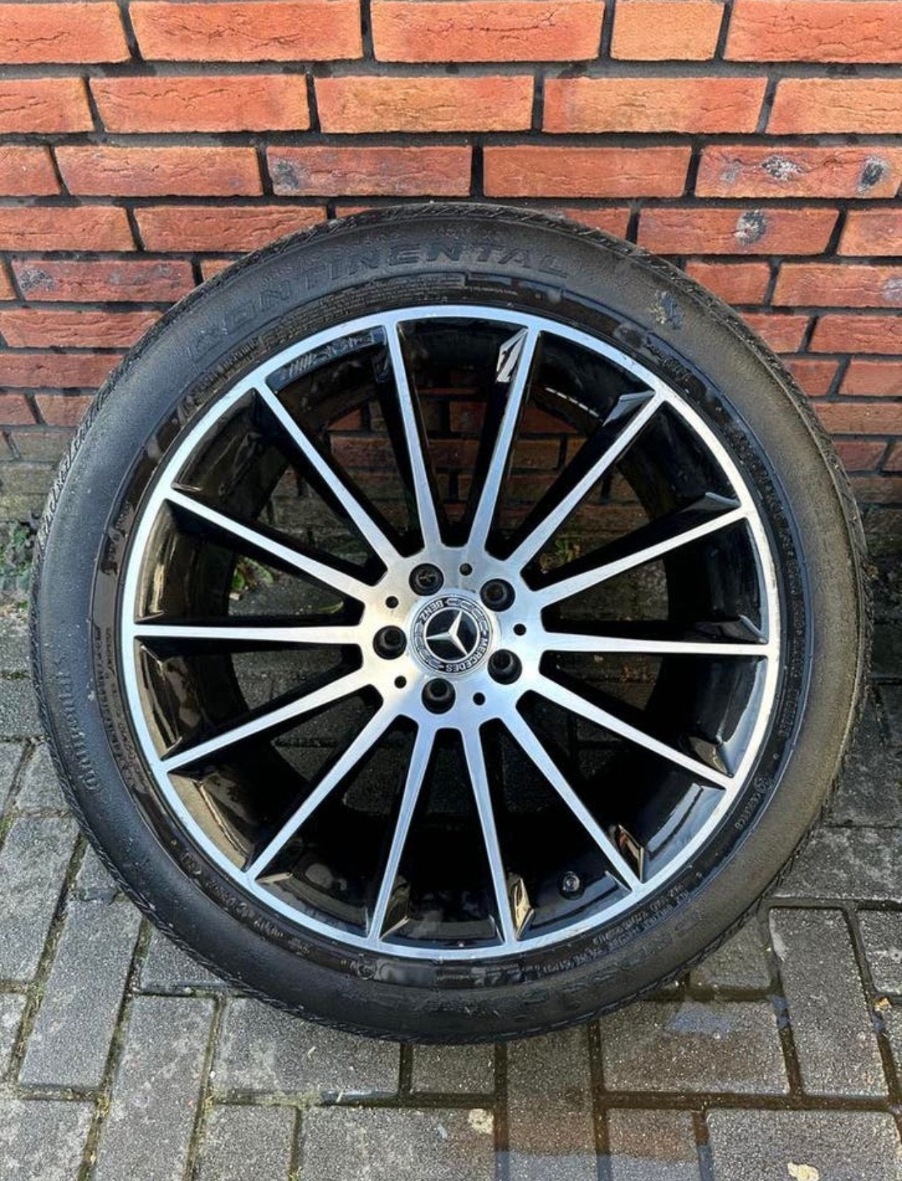 Mercedes GLE 21 inch multispaaks velgen LOS, Ophalen of Verzenden, Gebruikt, 21 inch, Velg(en)