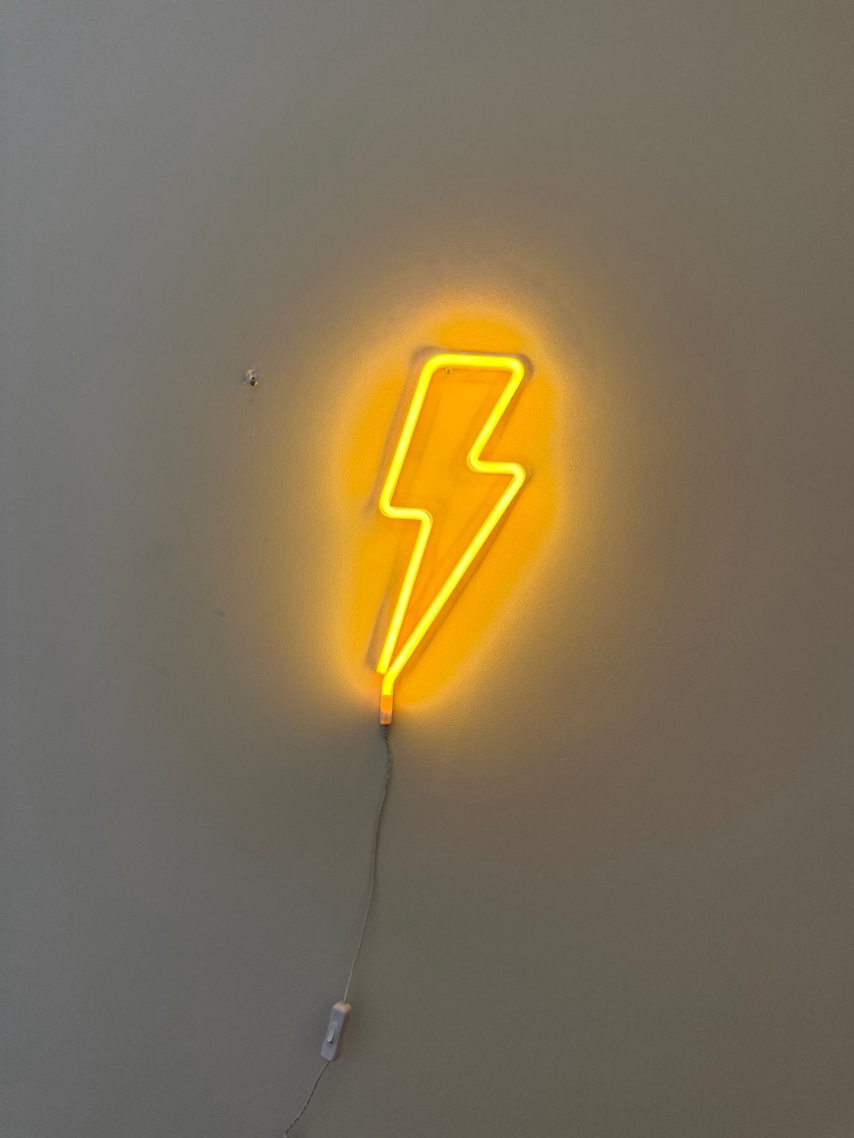 Neon LED wandlamp bliksem, Ophalen, LED, Nieuw, Wandlamp