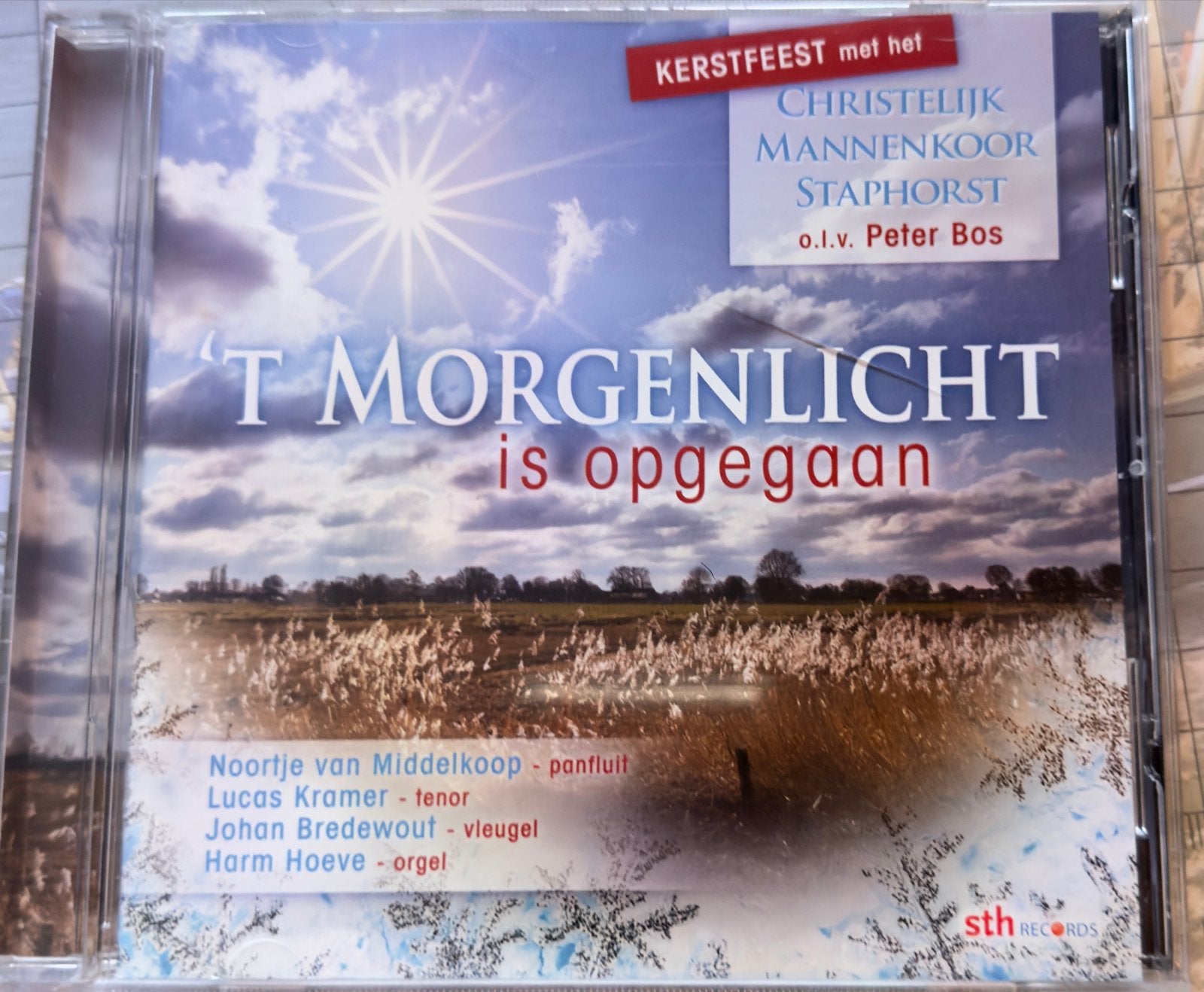 CD 'T Morgenlicht is opgegaan - Kerstfeest met Mannenkoor, Ophalen of Verzenden, Zo goed als nieuw, Kerst, Album