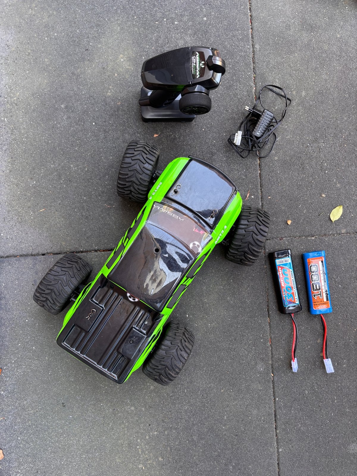 Absima AMT3.4 RC Monster Truck met extra's, Gebruikt, 1:32 tot 1:50, Truck, Ophalen