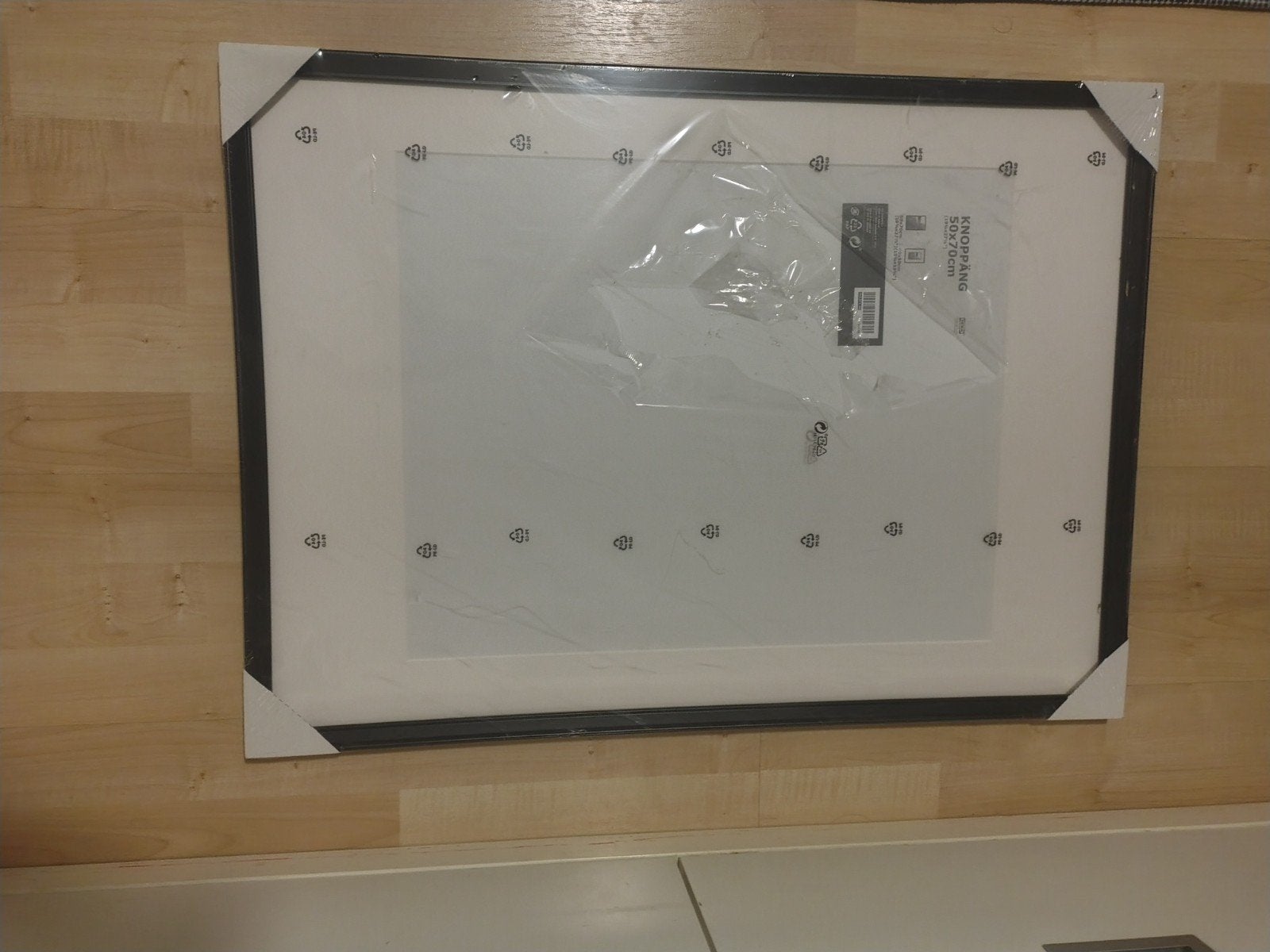 Nieuwe IKEA KNOPPÄNG Fotolijst Zwart 50x70 cm, Ophalen of Verzenden, Nieuw, Kunststof