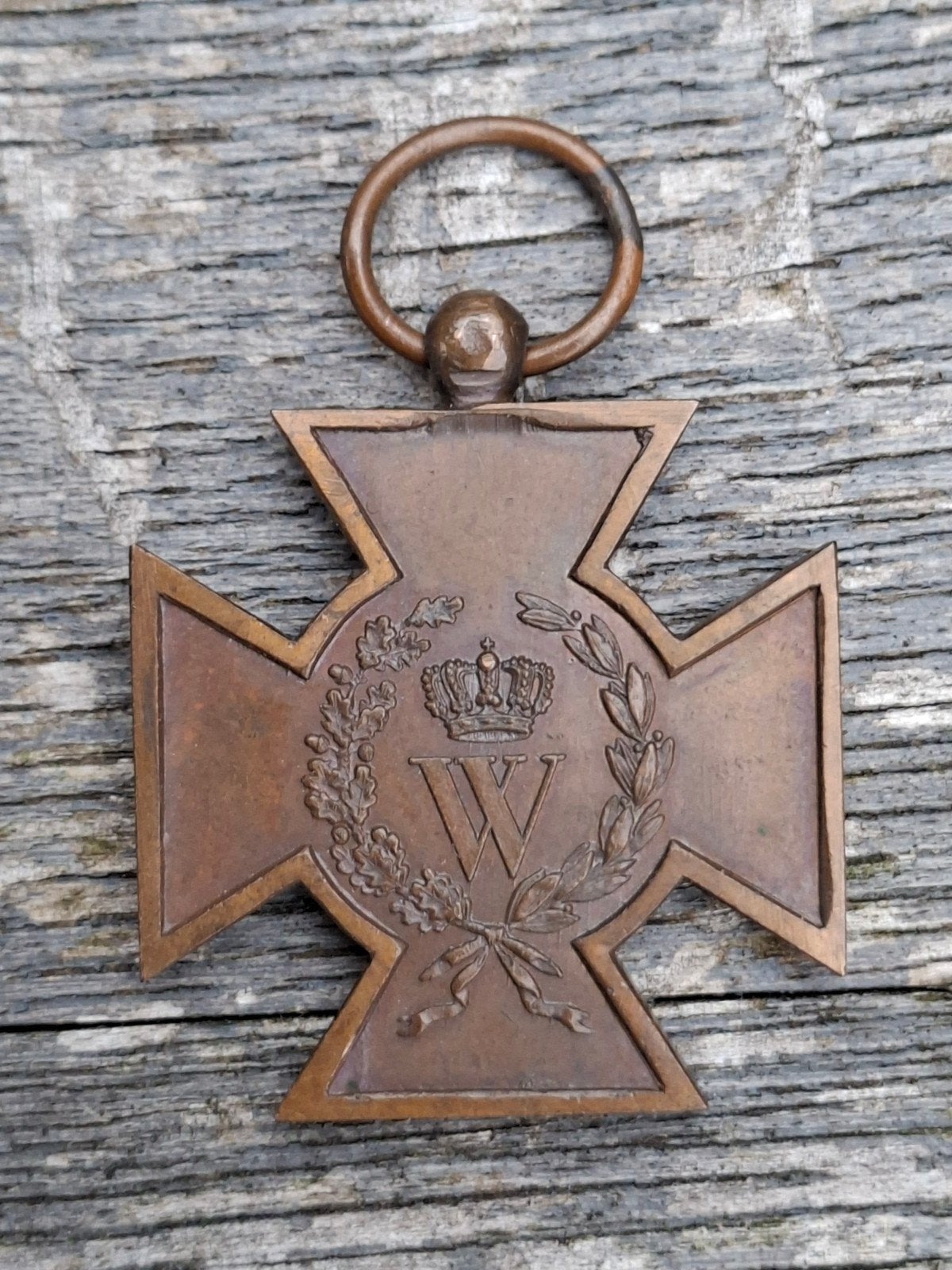 Metalen kruis "Hasselt kruis" 1830-1831 veldtocht medaille, Verzamelen, Ophalen of Verzenden, Landmacht, Nederland, Lintje, Medaille of Wings