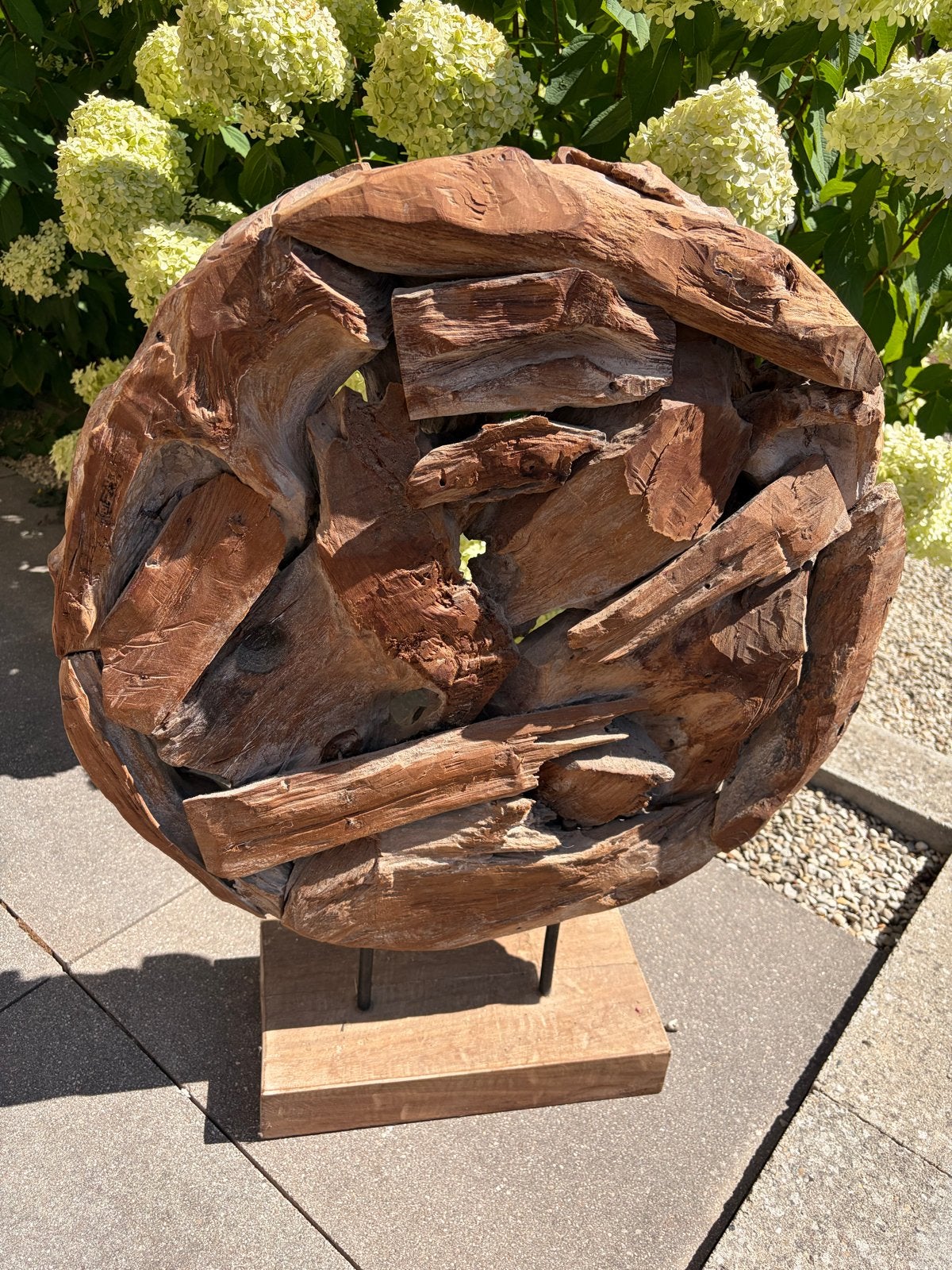 Mooie decoratie van teakhout drijfhout groot, 50 - 100 cm, Handgemaakt, Bruin, Azië