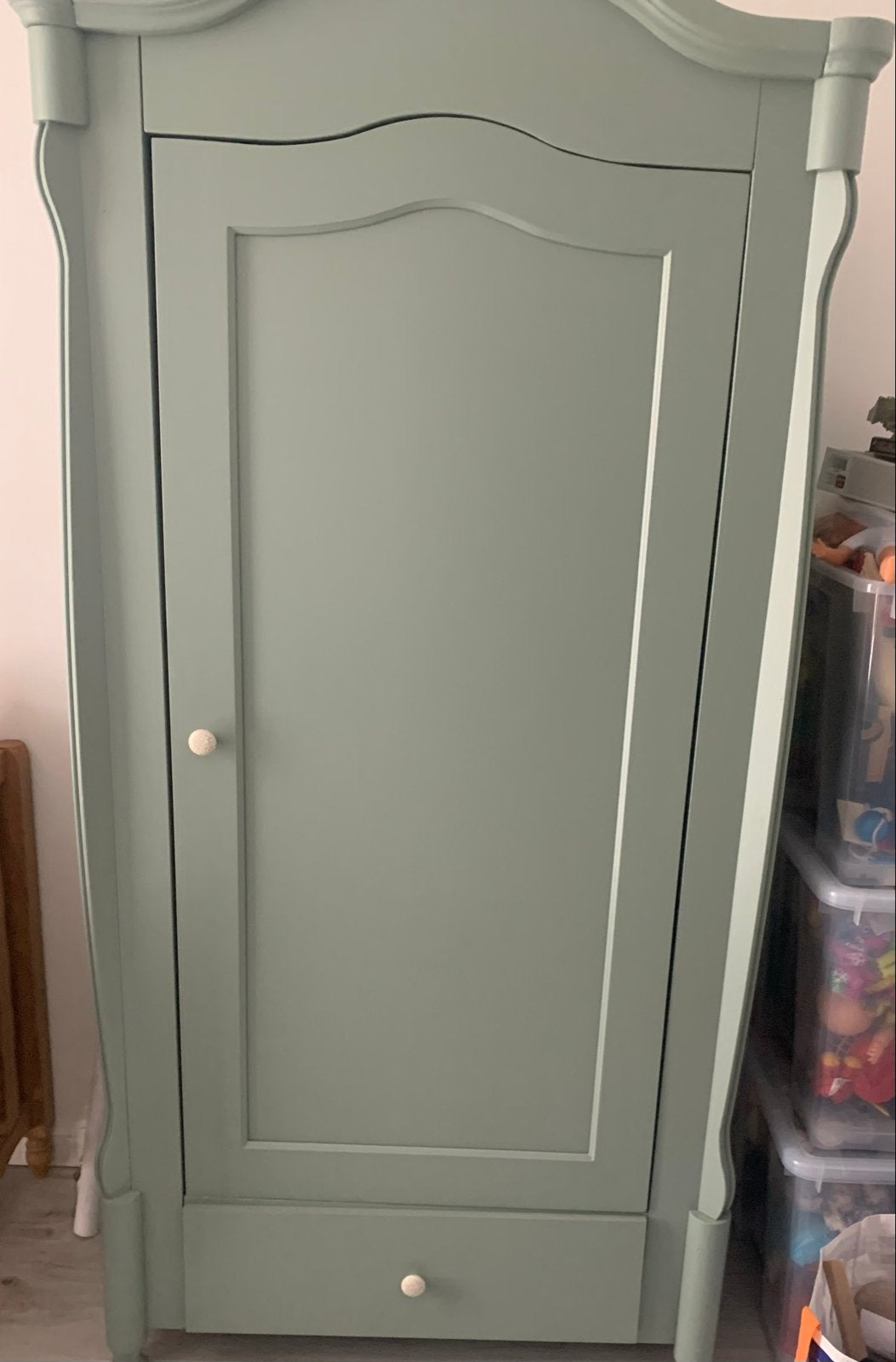 Coming Kids Babykamer Pebbles Kast - Groen, Ophalen, Kast, 105 cm of meer, Zo goed als nieuw
