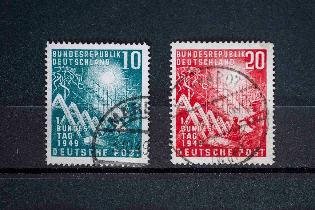 postzegels BRD 1949, Ophalen of Verzenden, BRD, Gestempeld