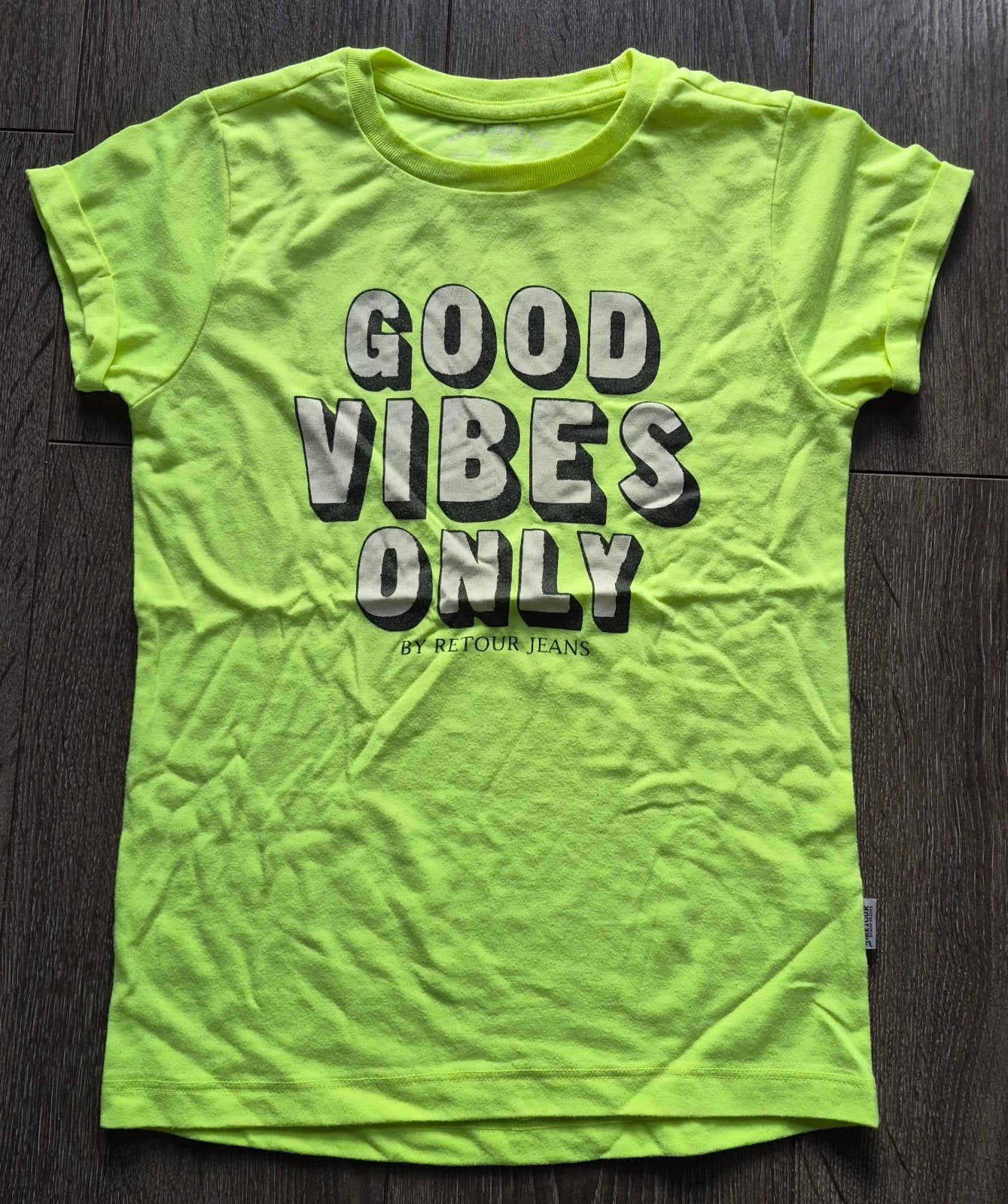 leuk shirt Retour 134/140, Gebruikt, Meisje, Ophalen of Verzenden, Shirt of Longsleeve