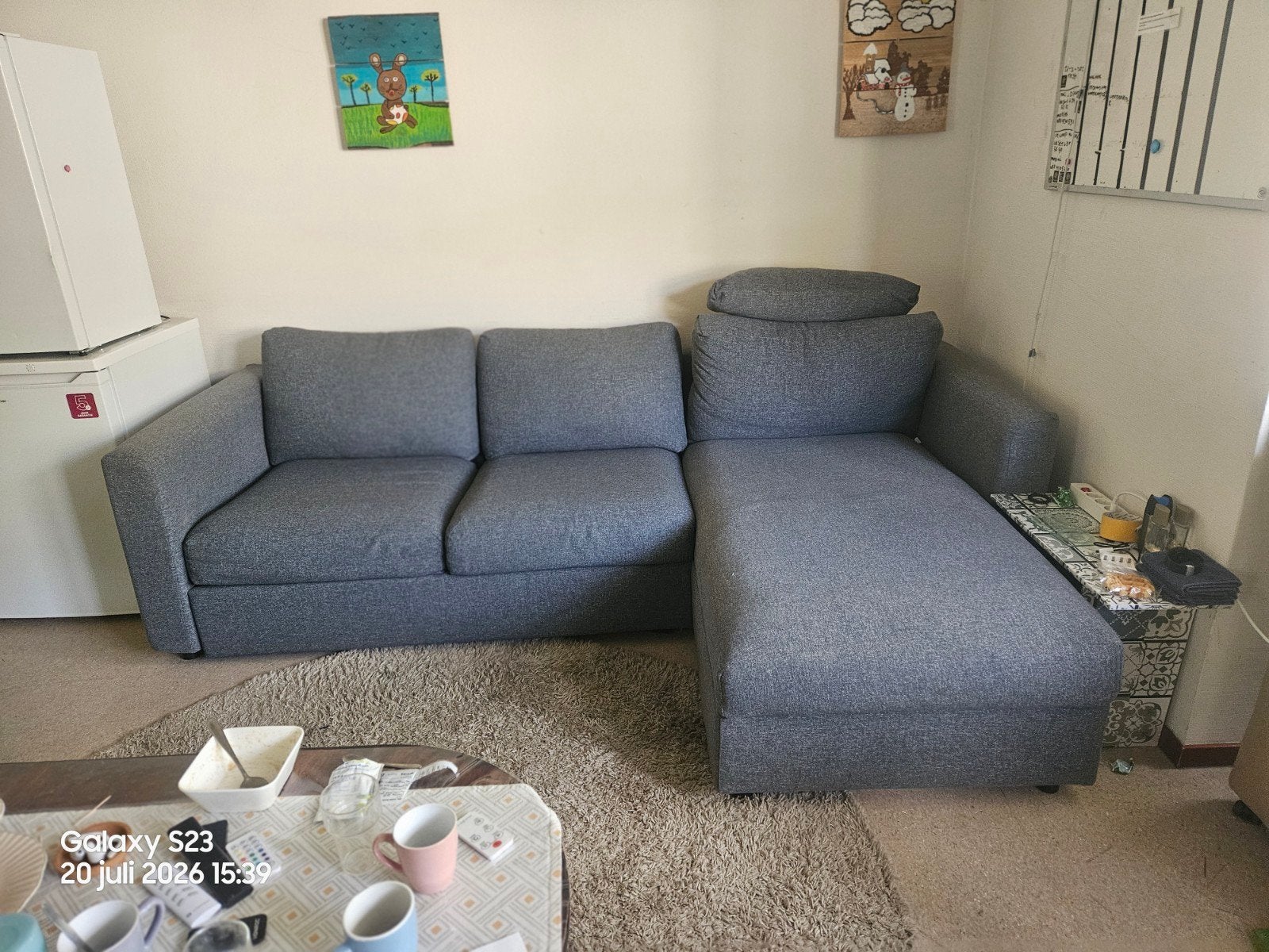 Loungebank, Ophalen, 250 tot 300 cm, Gebruikt, 125 tot 150 cm
