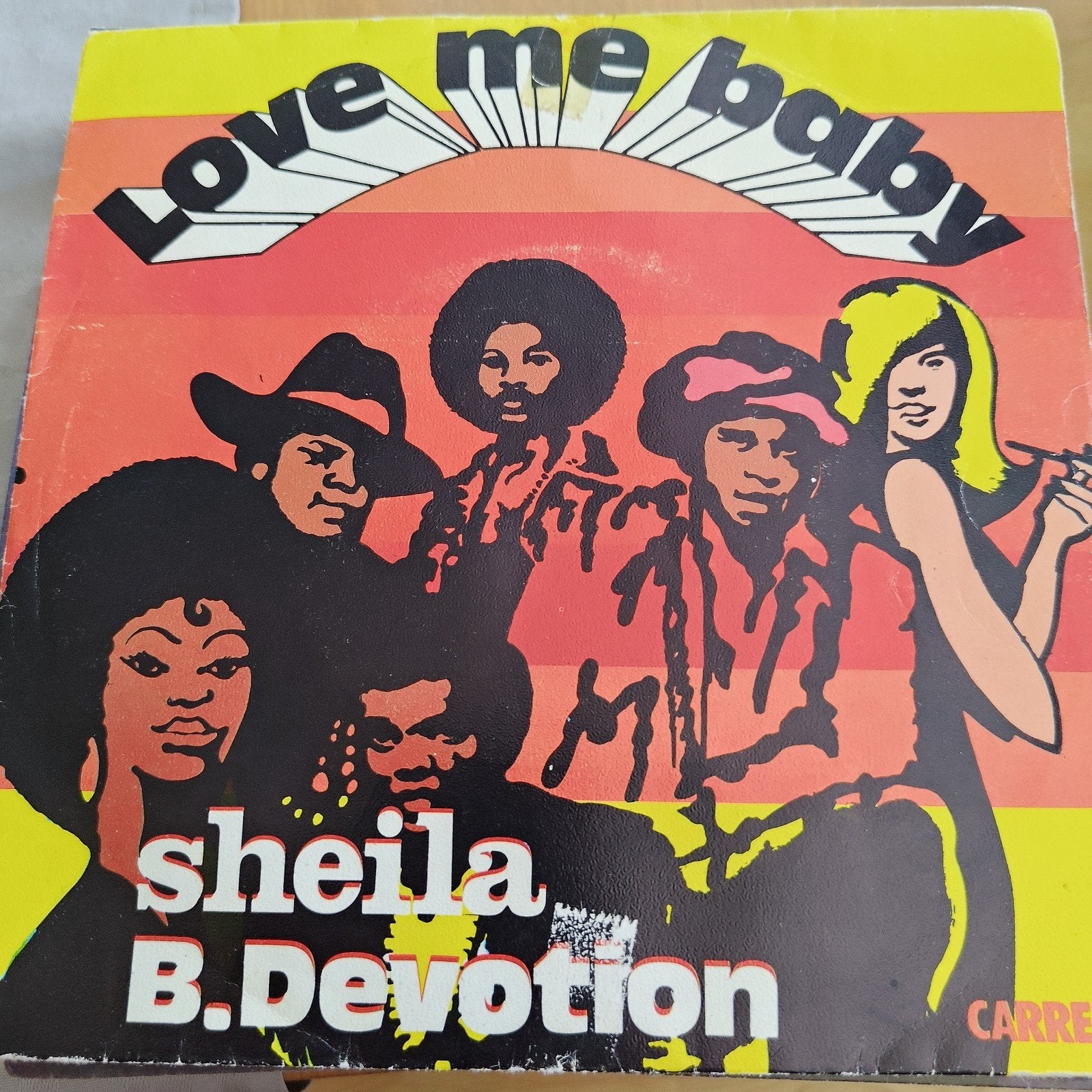 Sheila B. Devotion - Love Me Baby (7 inch vinyl), Ophalen of Verzenden, Gebruikt, 7 inch, EP