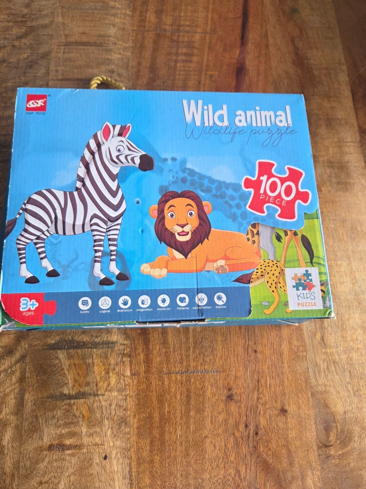 Dierenpuzzel, Ophalen of Verzenden, Meer dan 50 stukjes, Zo goed als nieuw, 6 jaar of ouder