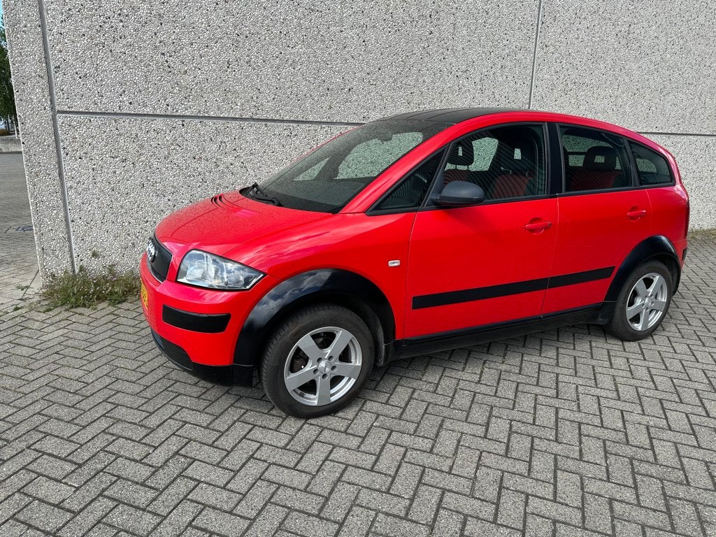 Audi A2 1.4 Colour Storm (zeldzame uitvoering)Misano Red, Auto's, Audi, Voorwielaandrijving, Euro 5, 4 cilinders, 4 stoelen
