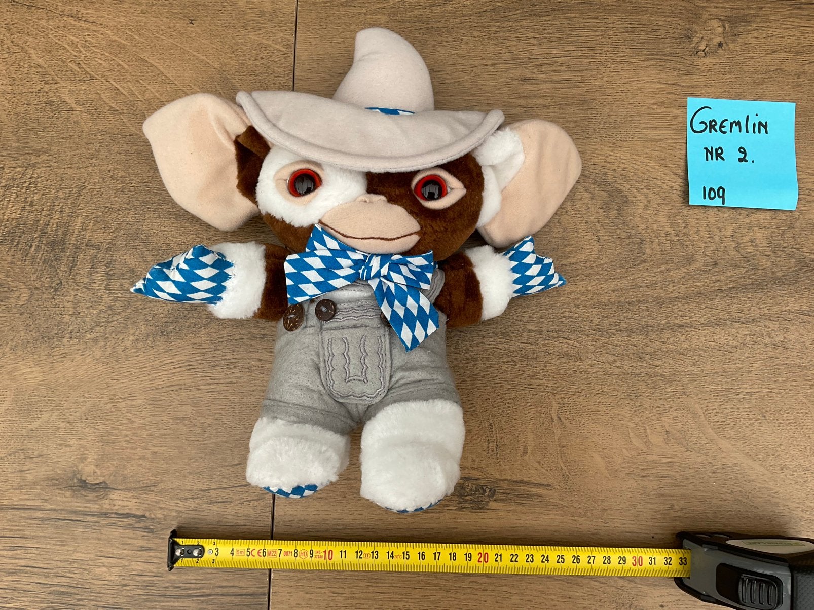 Zgan, niet kapot, Gremlins of Gizmo Gremlin knuffel, Ophalen, Zo goed als nieuw, Actiefiguur of Pop