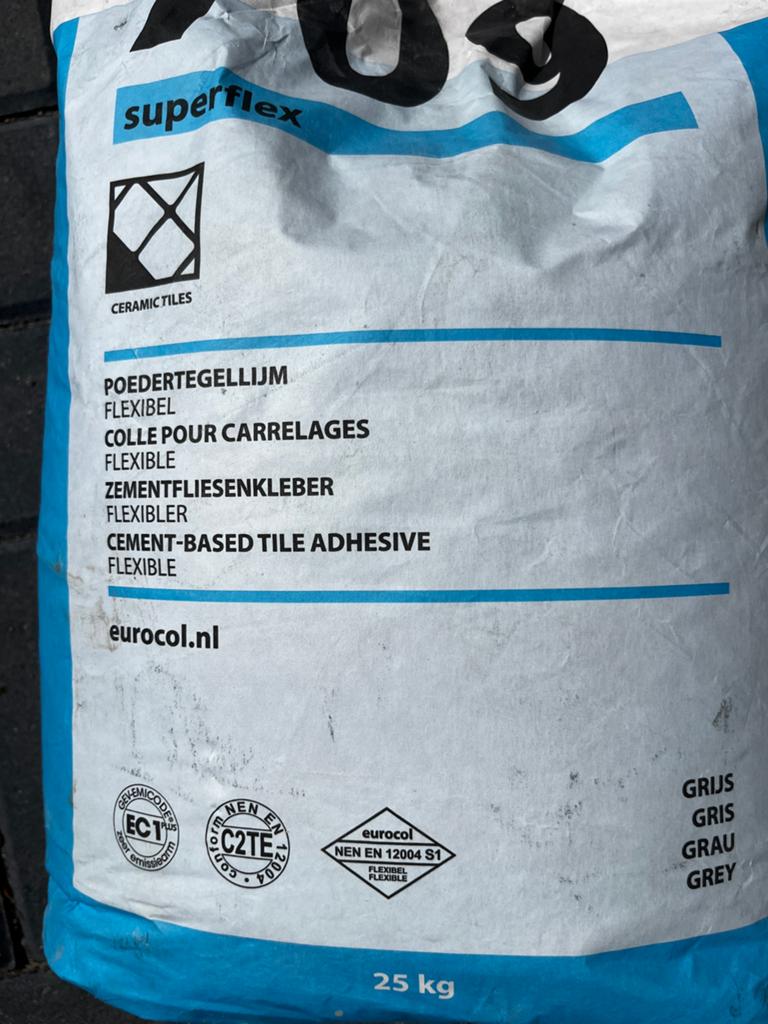 Tegellijm eurocol, Ophalen, Overige materialen, Overige typen, Minder dan 20 cm