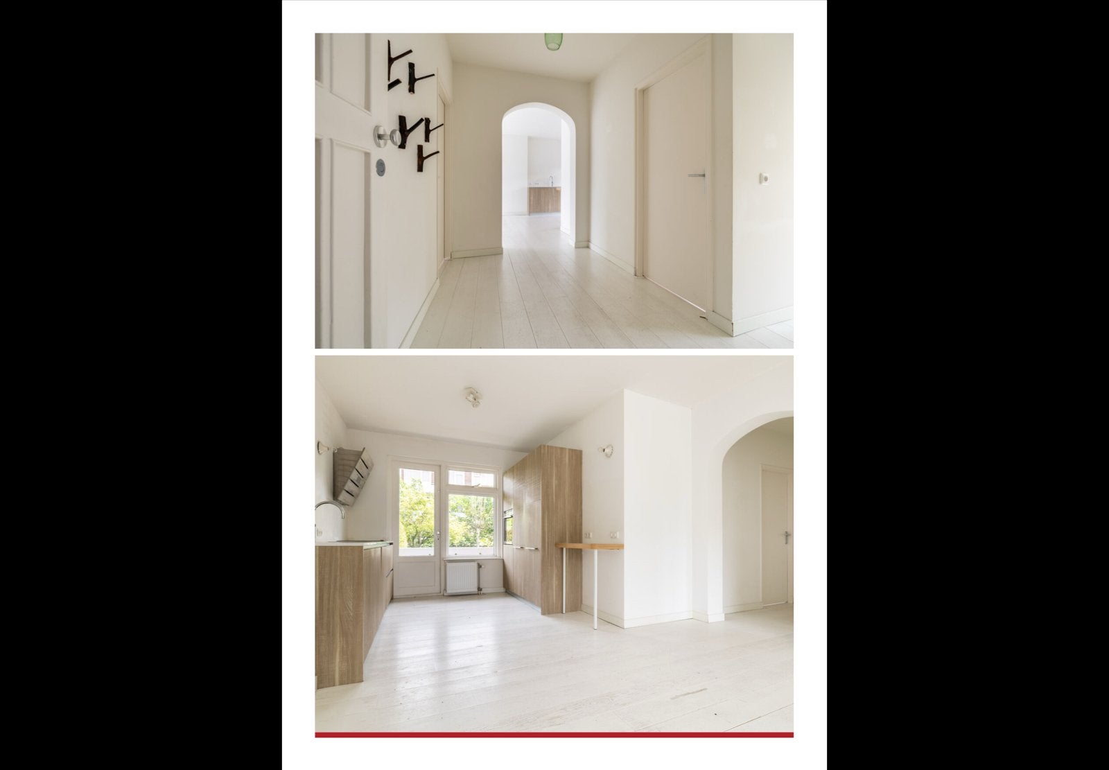 Witte  laminaatvloer, Ophalen, Gebruikt, 50 tot 150 cm, 10 m² of meer