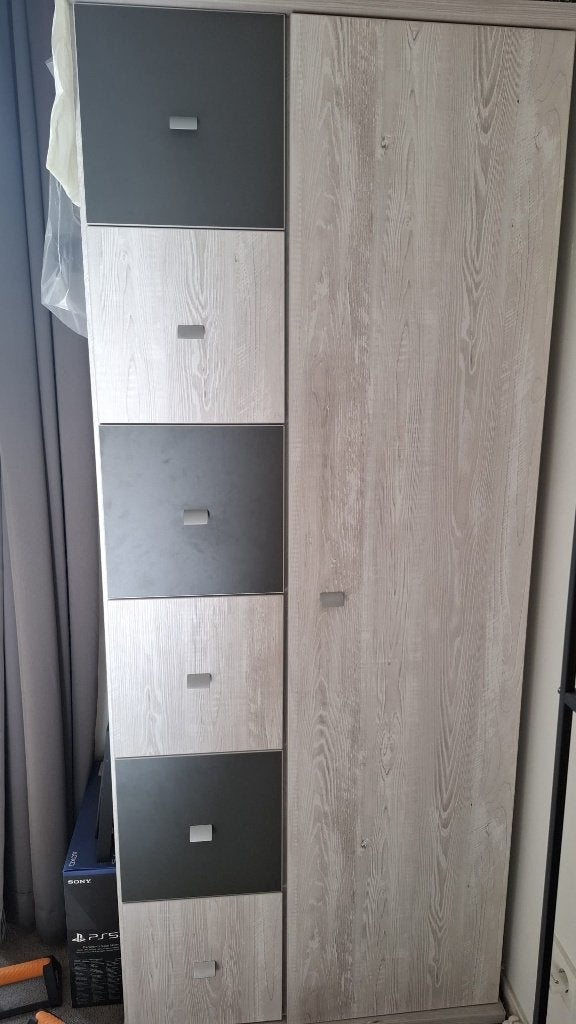 Kledingkast babykamer tienerkamer zware kwaliteit, Ophalen, Kast, 50 tot 70 cm, 105 cm of meer