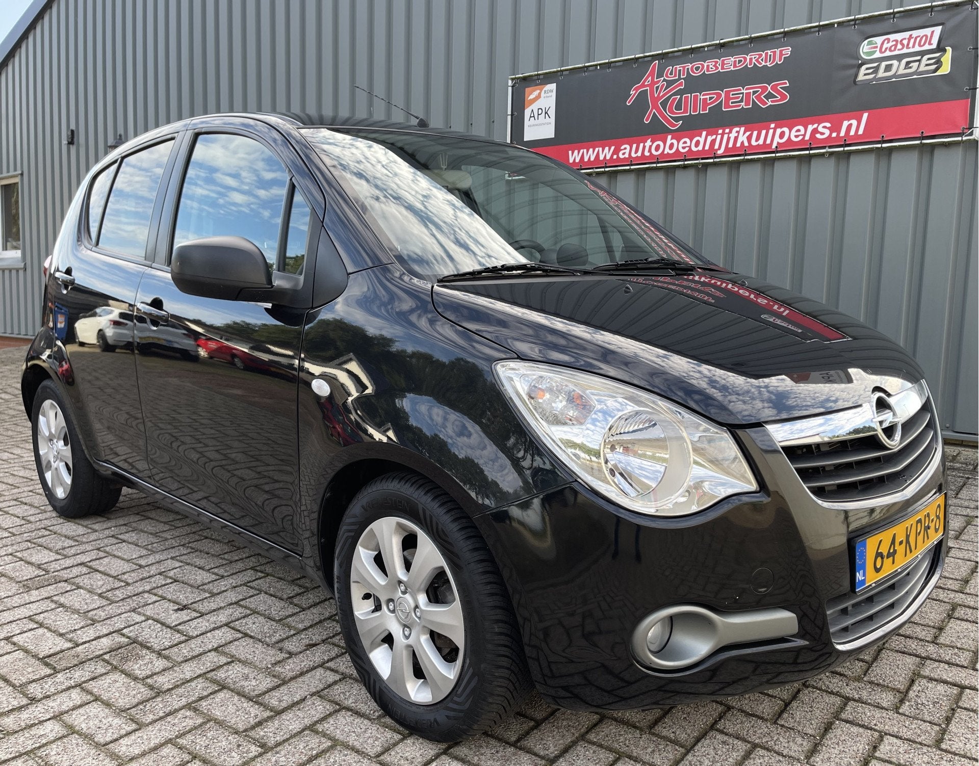 Opel Agila 1.0 Edition Airco.Lm.velgen.Electr.pakketAudio, Auto's, Voorwielaandrijving, Stof, Zwart, Origineel Nederlands