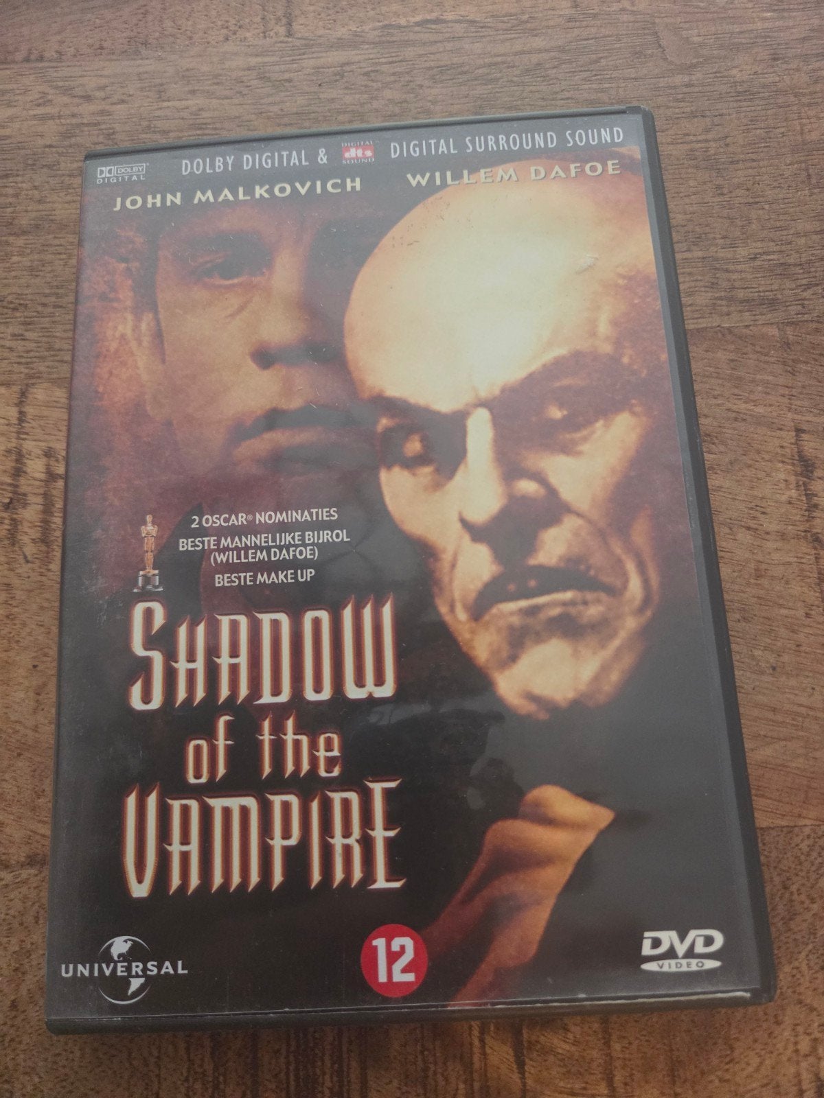 shadow of the vampire dvd(2000)john malkovich, Vanaf 16 jaar, Ophalen of Verzenden, Zo goed als nieuw