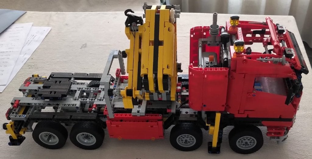 technic lego truck, Gebruikt, Lego, Inclusief instructies, Ophalen of Verzenden