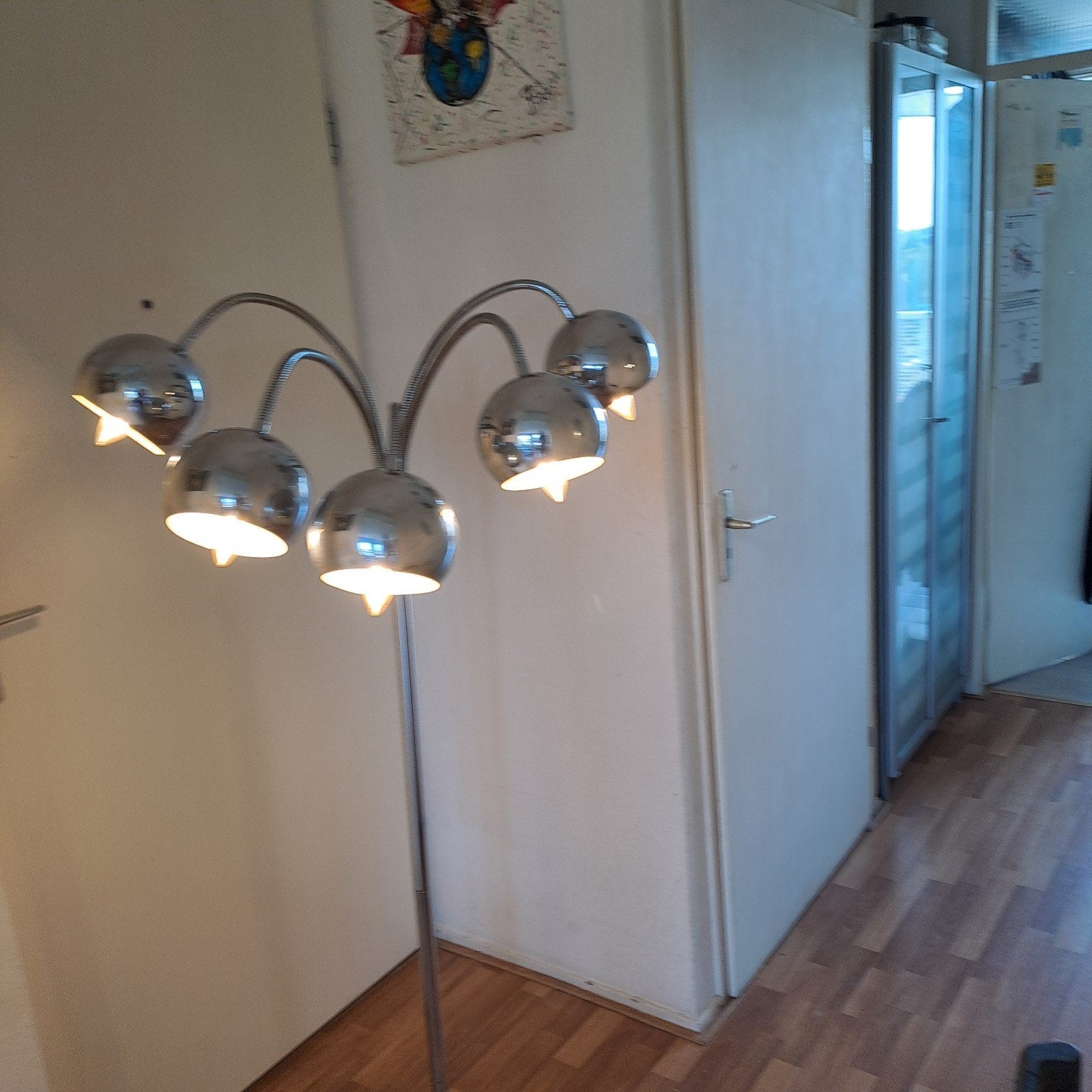 Prachtige design lamp, Huis en Inrichting, Lampen | Vloerlampen, Ophalen, Zo goed als nieuw, Minder dan 100 cm