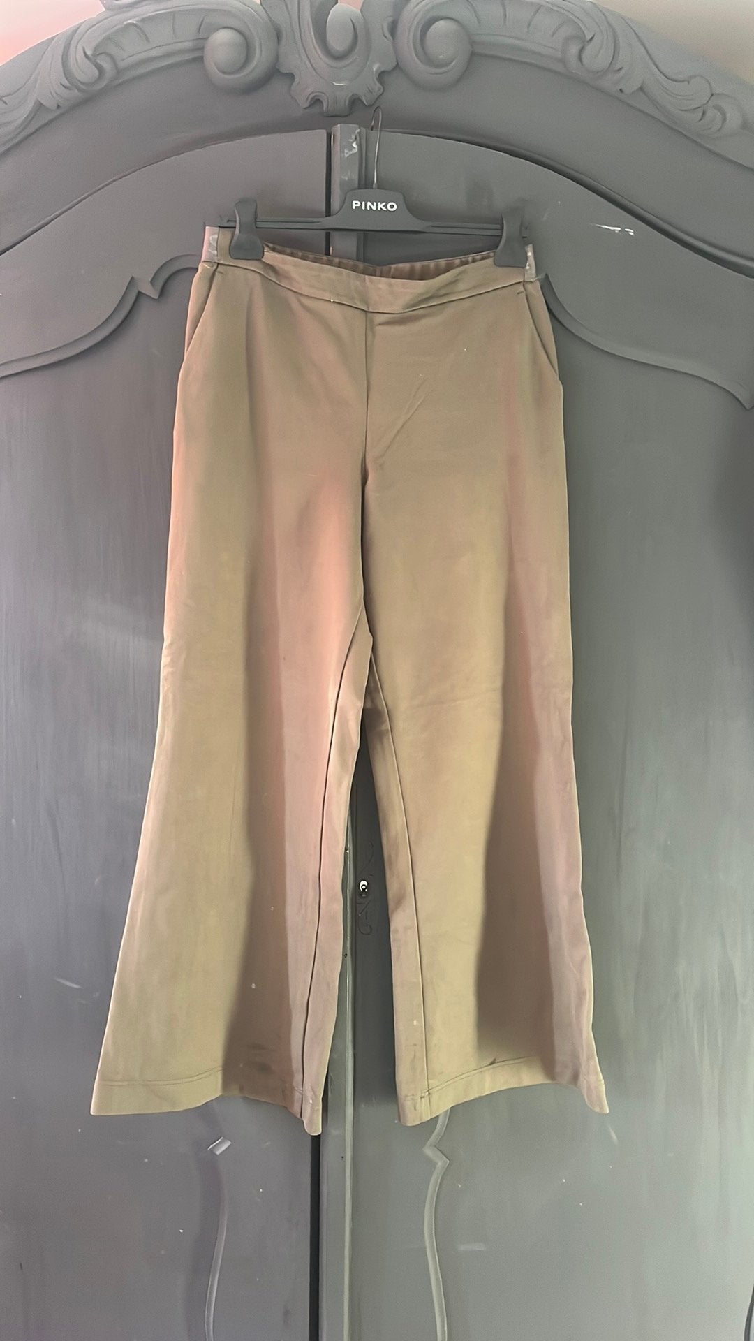 Summum broek wijde pijp maat 40 L, Kleding | Dames, Broeken en Pantalons, Ophalen of Verzenden, Gedragen, Maat 38/40 (M), Lang
