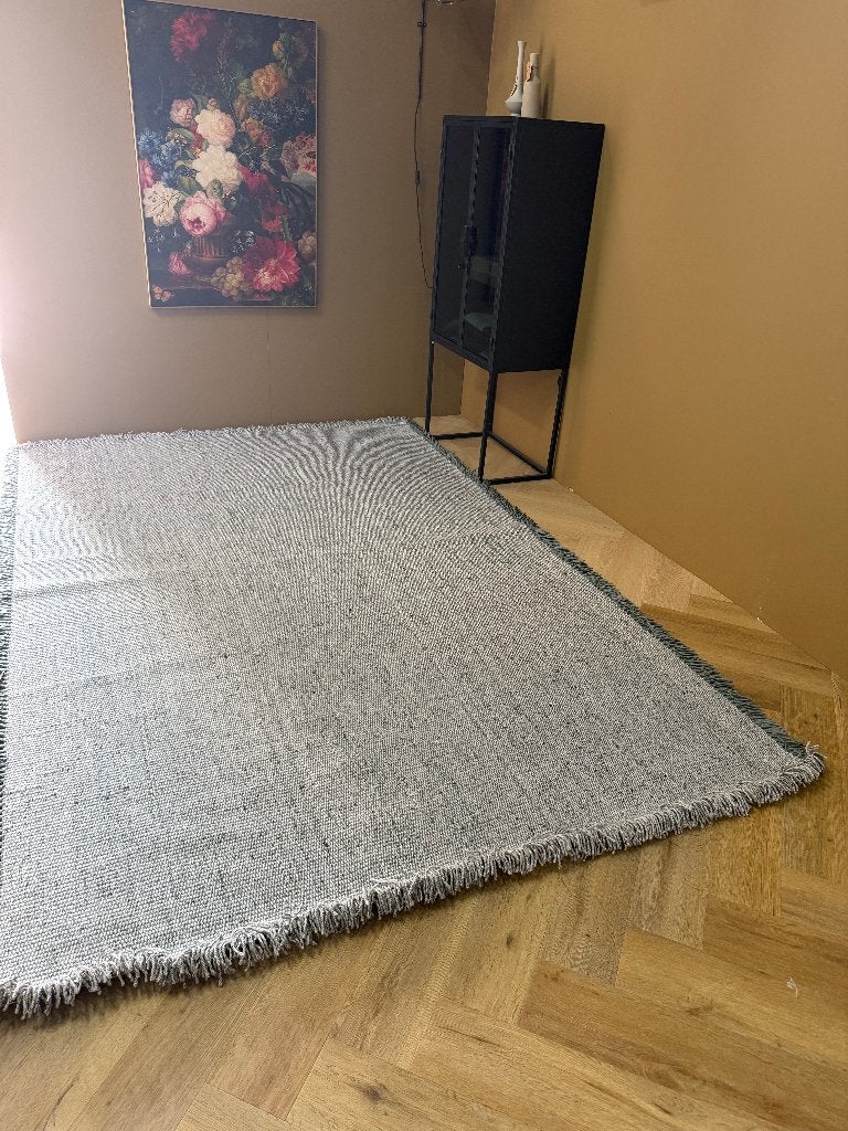 Brinker Vloerkleed Barrax Grey 200 x 300cm, Huis en Inrichting, Blauw, Ophalen of Verzenden, 200 cm of meer, Rechthoekig