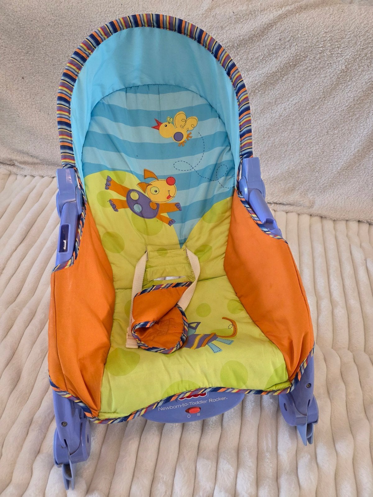 Fisher-Price Wiebelstoeltje - Zo goed als nieuw, Kinderen en Baby's, Fisher-Price, Wipstoel, Zo goed als nieuw, Met gordel(s) of riempje(s)