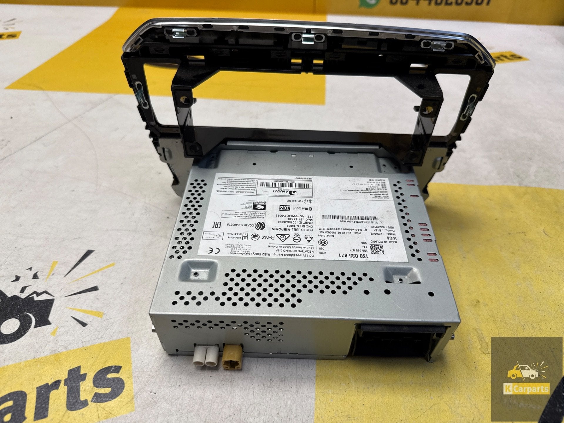 Volkswagen up radio 1s0035871, Info@fabrikant.eu, Ophalen of Verzenden, Fabrikant BV, Gebruikt