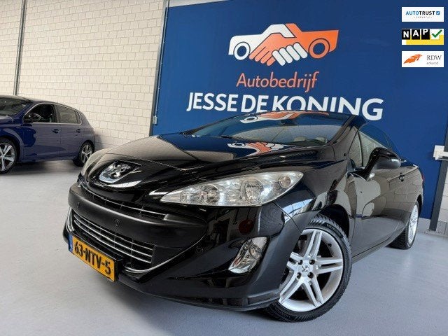 Peugeot 308 CC 1.6 THP Griffe / bj.2010/ kleur : zwart / nav, Auto's, Peugeot, Voorwielaandrijving, Euro 5, 1490 kg, Gebruikt