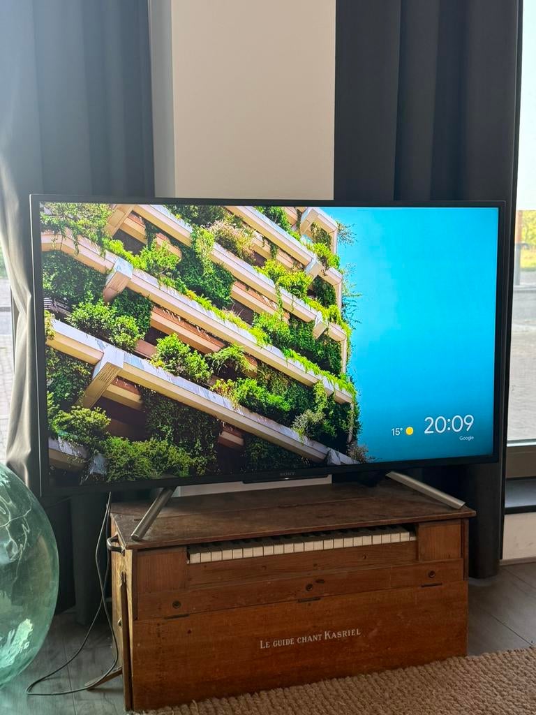 Sony Televisie 43inch + hangbeugel, Ophalen, 50 Hz, Zo goed als nieuw, Sony