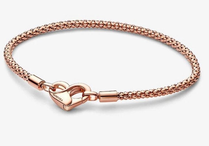 Pandora Moments armband roségoud- verguld, Sieraden, Tassen en Uiterlijk, Armbanden, Ophalen of Verzenden, Nieuw, Goud, Goud