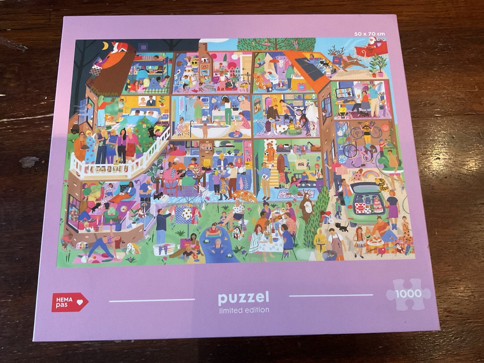 Hema Puzzel Limited Edition 1000 stukjes, Ophalen of Verzenden, 500 t/m 1500 stukjes, Nieuw, Legpuzzel