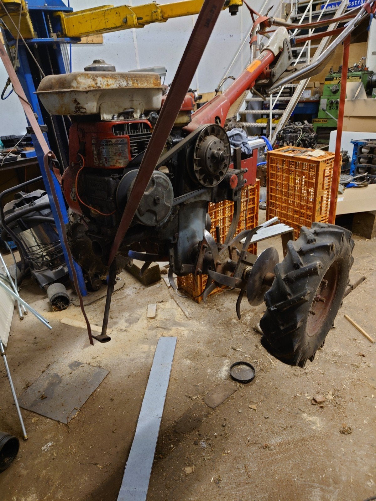 Honda tuinfrees / tweewielige tractor - opknapper, Tuin en Terras, Ophalen, Gebruikt