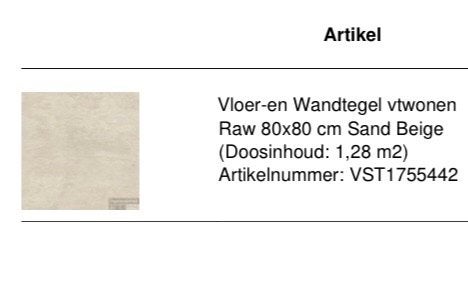 Vloer en wandtegel keramisch 80x80, Ophalen, 60 cm of meer, Nieuw, 10 m² of meer