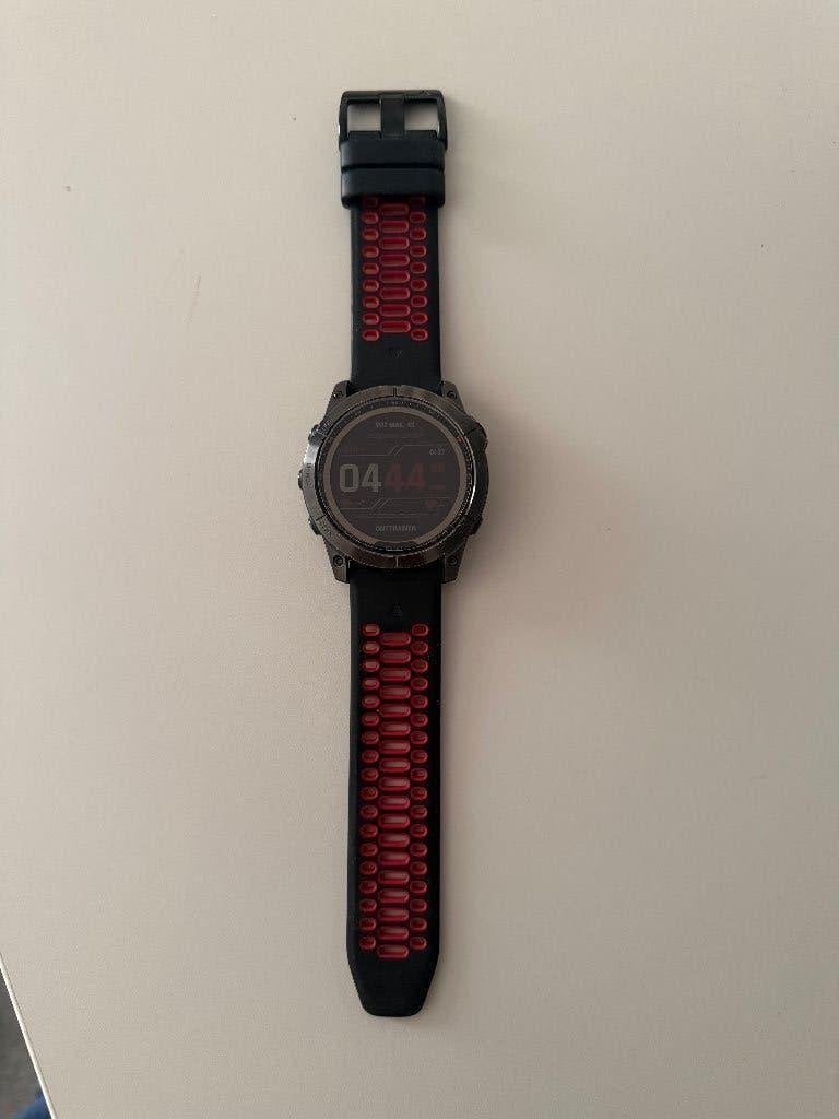 Garmin fenix 7x solar (51mm) nette staat, GARMIN, Zwart, Ophalen of Verzenden, Zo goed als nieuw