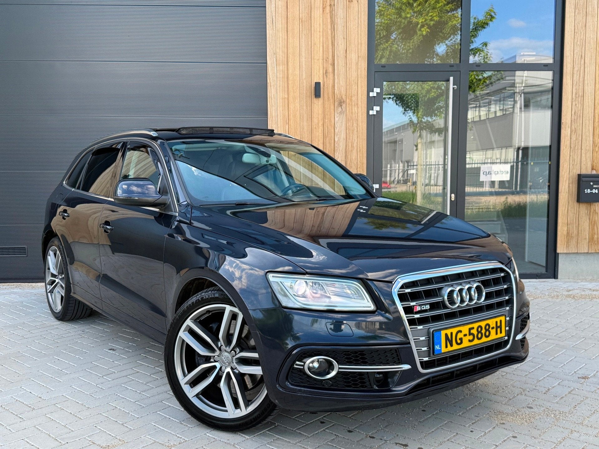 Audi Q5 3.0 TDI SQ5 quattro 313PK PANO|LEER|B&O|CAMERA|21”, Auto's, Audi, Automaat, Euro 5, 15 km/l, Gebruikt
