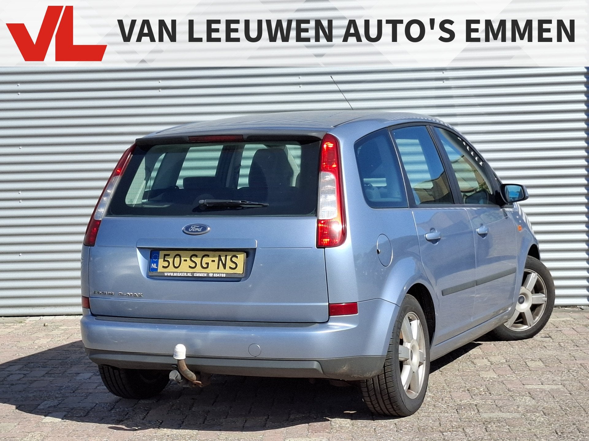 Ford Focus C-MAX 1.8-16V Futura | Nieuw Binnen! | Inruilkoop, Auto's, Voorwielaandrijving, Metallic lak, Gebruikt, Zwart