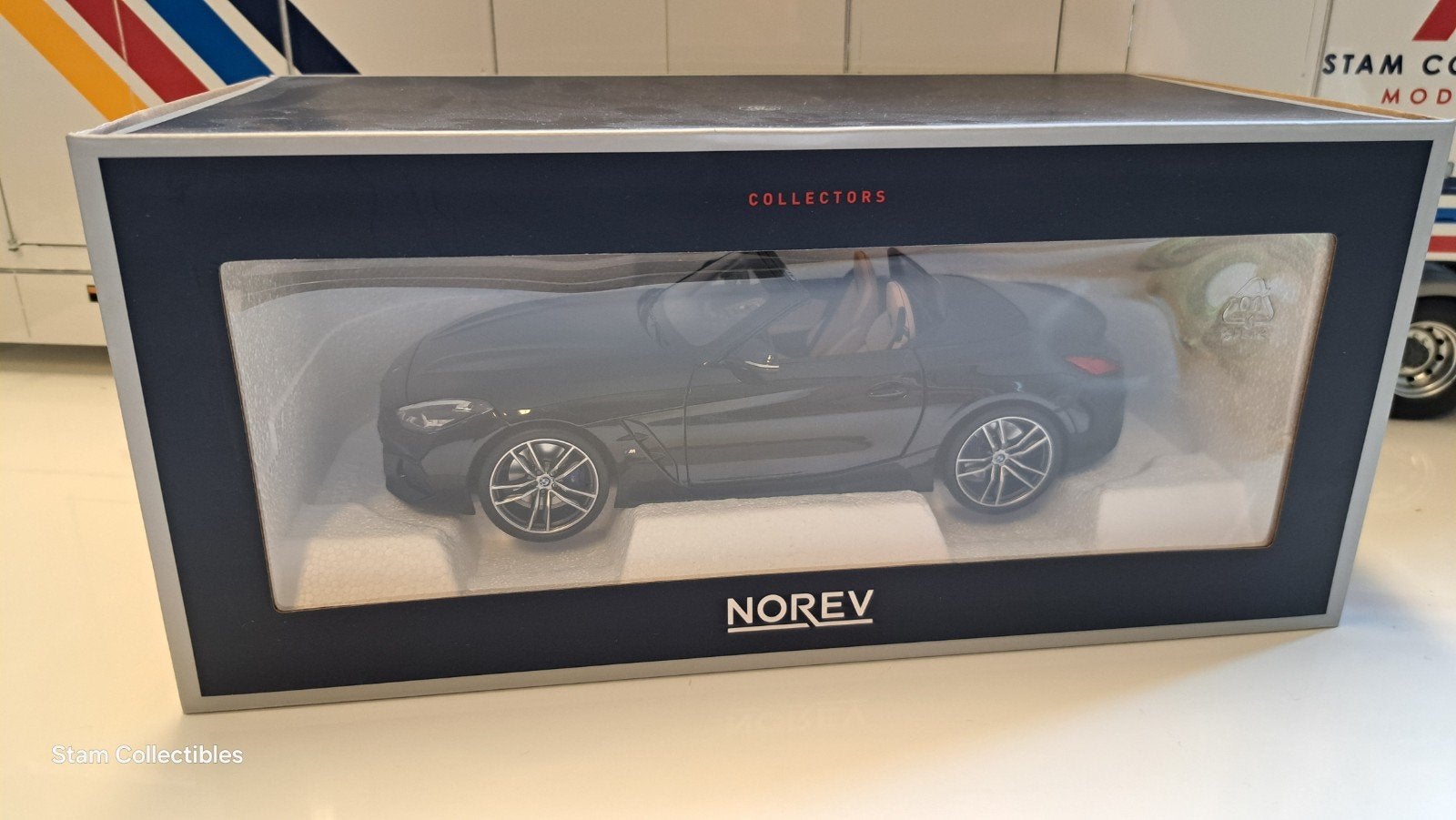 Norev BMW Z4 G29 Roadster Black Sapphire Metallic, Auto, Norev, Ophalen of Verzenden, Zo goed als nieuw