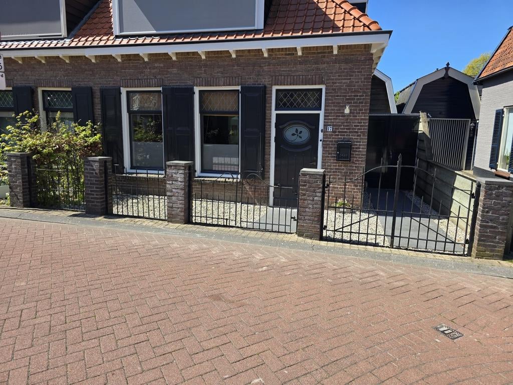 Antiek gietijzeren hek, Tuin en Terras, Ophalen, Met poort, Gebruikt, Sierhekwerk