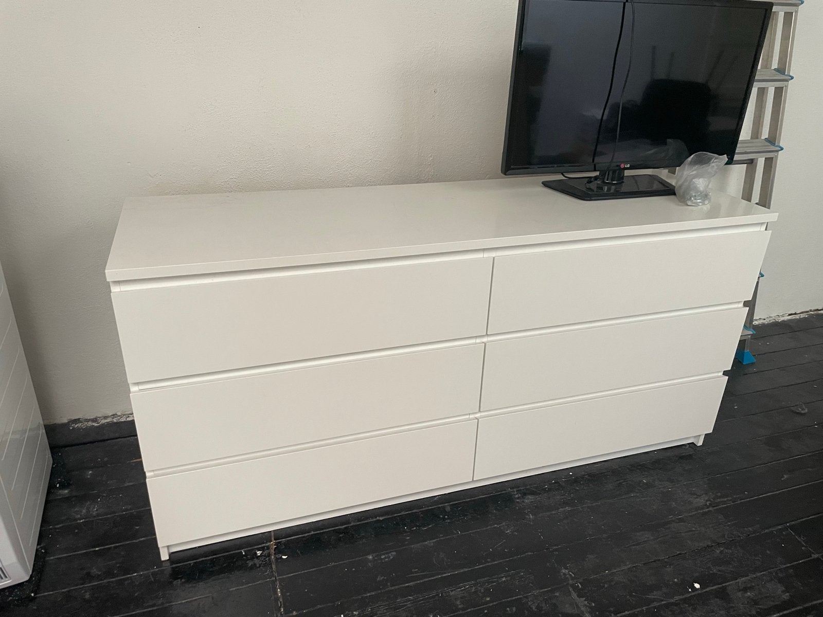 IKEA Malm ladekast 160cm - Goede staat, Huis en Inrichting, Ophalen, 5 laden of meer, 150 tot 200 cm, Zo goed als nieuw