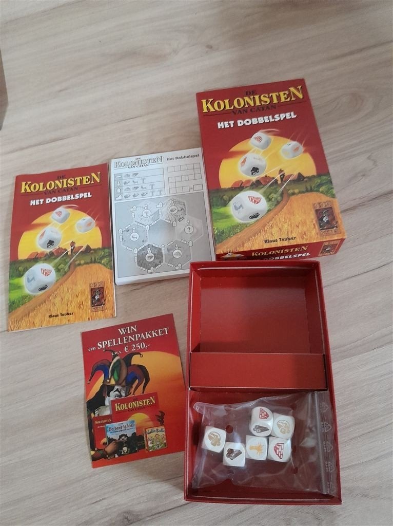 de kolonisten van catan het dobbelspel - 999 games - s1441, Verzenden, Zo goed als nieuw