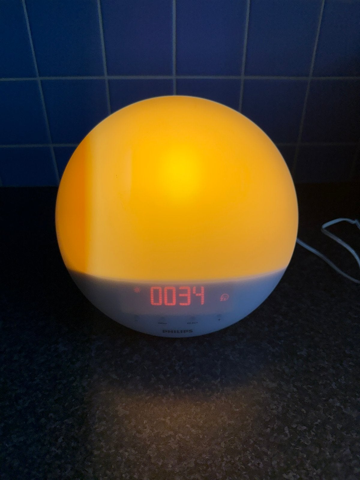 Philips Wake-up Light HF3519 – Zonsopgangwekker – Werkend, Witgoed en Apparatuur, Wekkers, Ophalen of Verzenden, Zo goed als nieuw