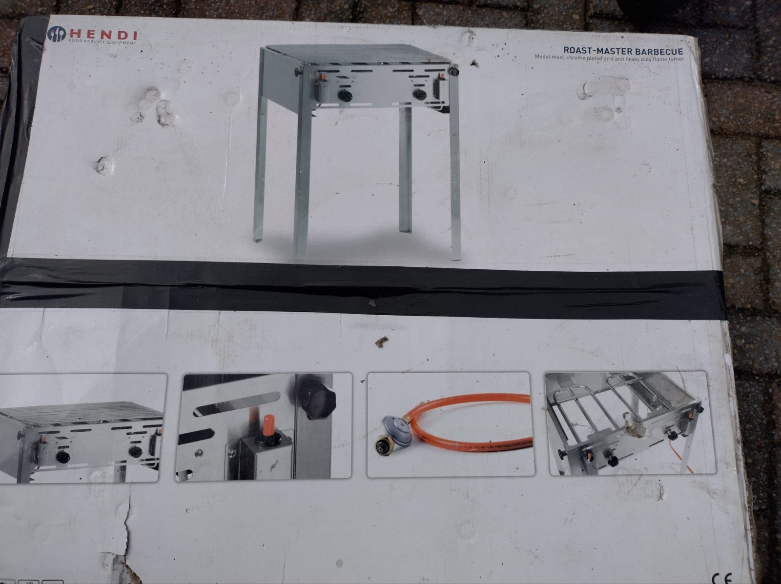 Ongebruikte Hendi gasbarbecue - Roast-Master Barbecue, Tuin en Terras, Gasbarbecues, Ophalen, Nieuw, Hendi