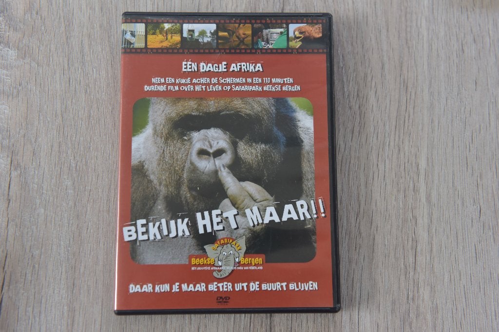 BEKIJK HET MAAR - EEN DAGJE AFRIKA SAFARI PARK BEEKSE BERGEN, Cd's en Dvd's, Alle leeftijden, Verzenden, Zo goed als nieuw