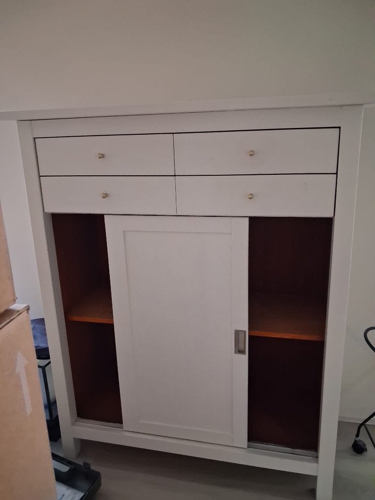 Dressoir kast, Ophalen, Met plank(en), Eikenhout, Zo goed als nieuw