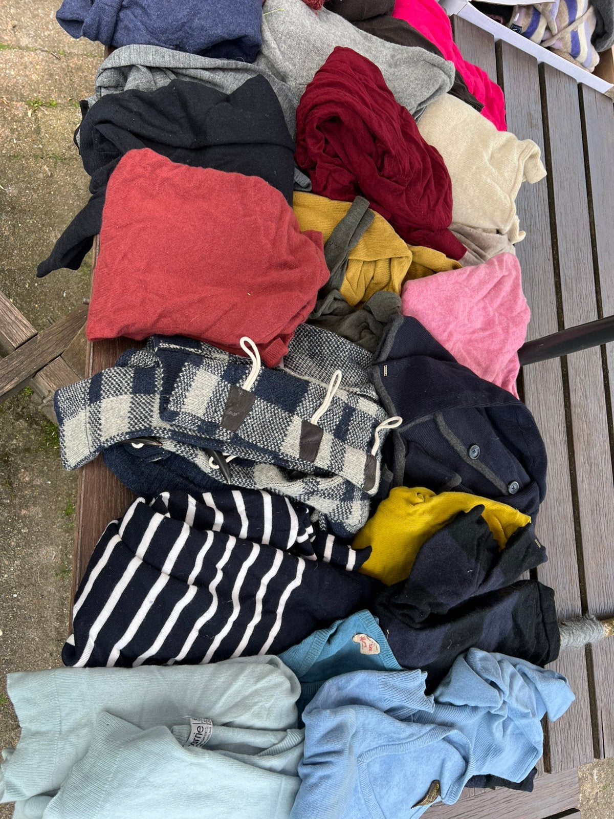 Ruim 100 wol wollen cashmere truien, Ophalen, X, Gedragen, X