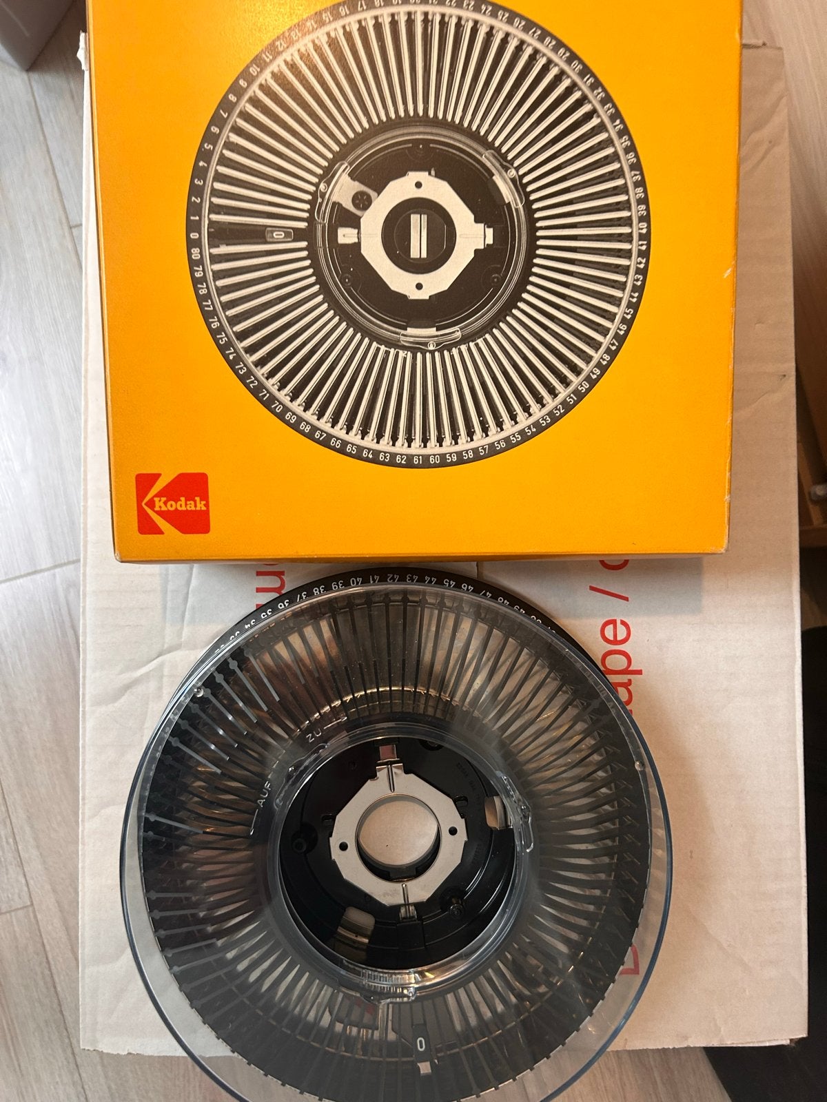 Kodak Diacarrousel 6 stuks leeg -GRATIS-, Ophalen, Gebruikt